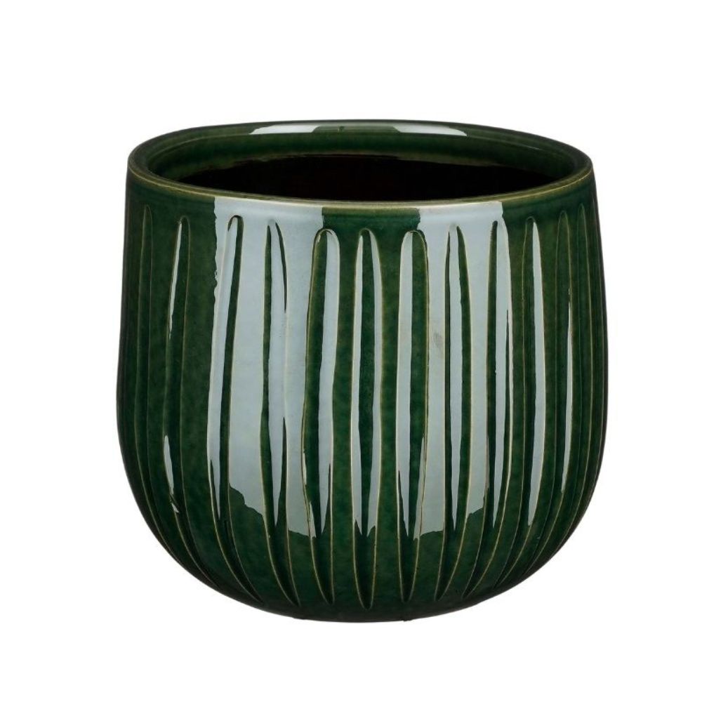 Mica Decorations 16cm Dark Green Pablo Pot