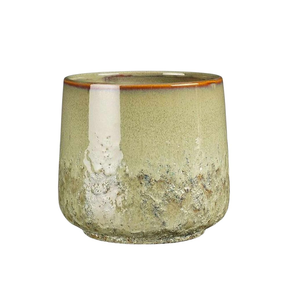 Mica Decorations 19cm Green 'Mylo Pot