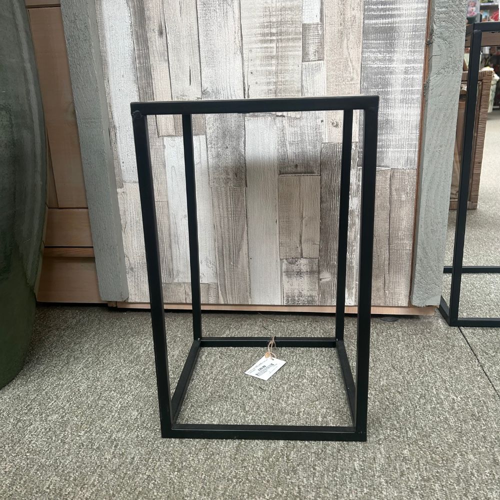Mica Decorations 25cm Black Quinty Side Table - Old Railway Line Garden Centre