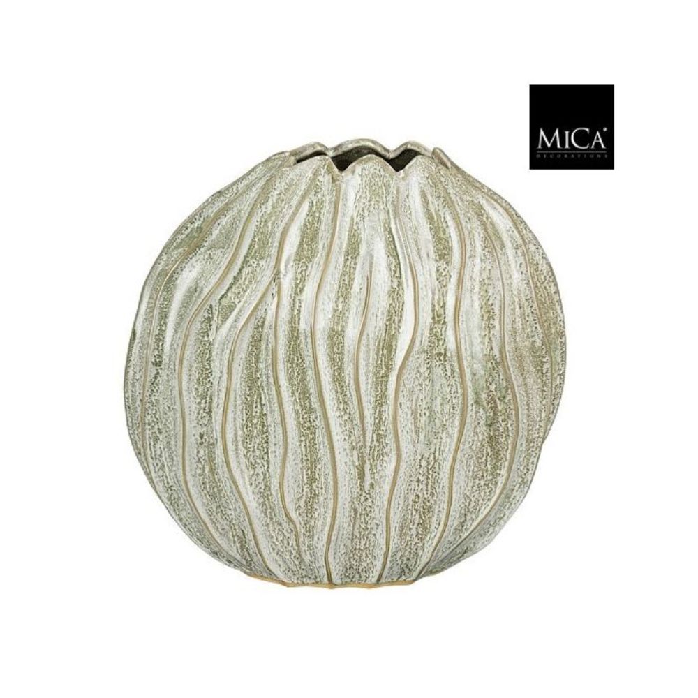 Mica Decorations Jovi Vase Green - L35 x W17 x H35cm