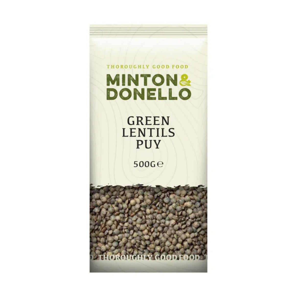Minton & Donello 500g Green Lentils Puy - Old Railway Line Garden Centre