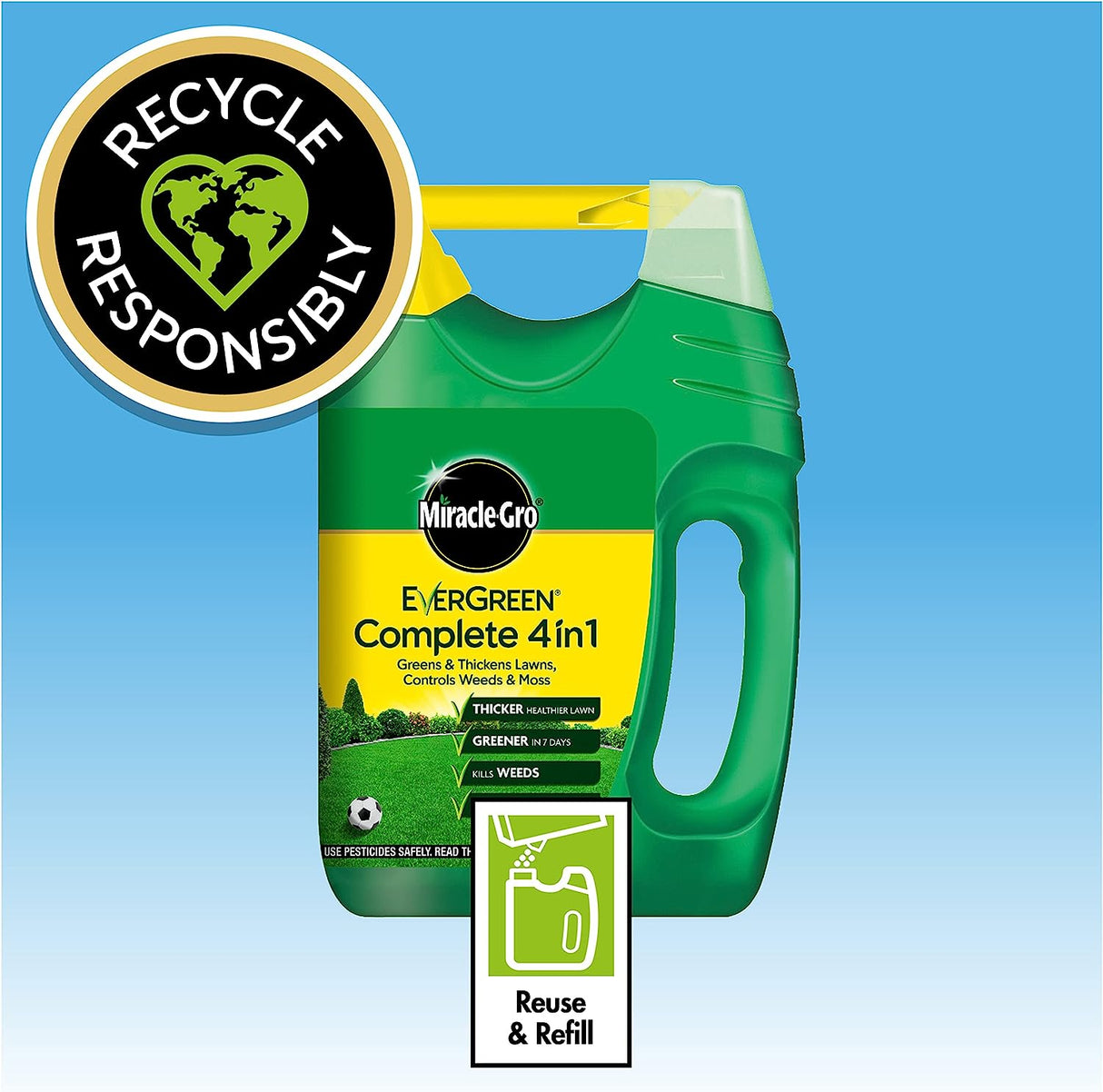 Miracle - Gro® EverGreen® Complete 4 in 1 Lawn Feed with Spreader - Old Railway Line Garden Centre