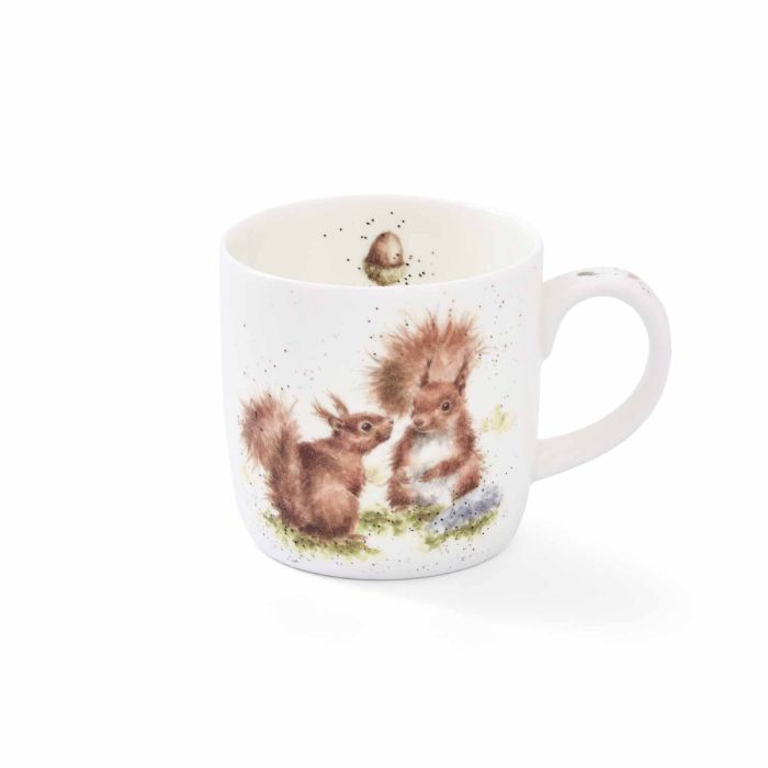 Wrendale Designs Between Friends Squirrel Fine Bone China Mug - MMOT5629-XT