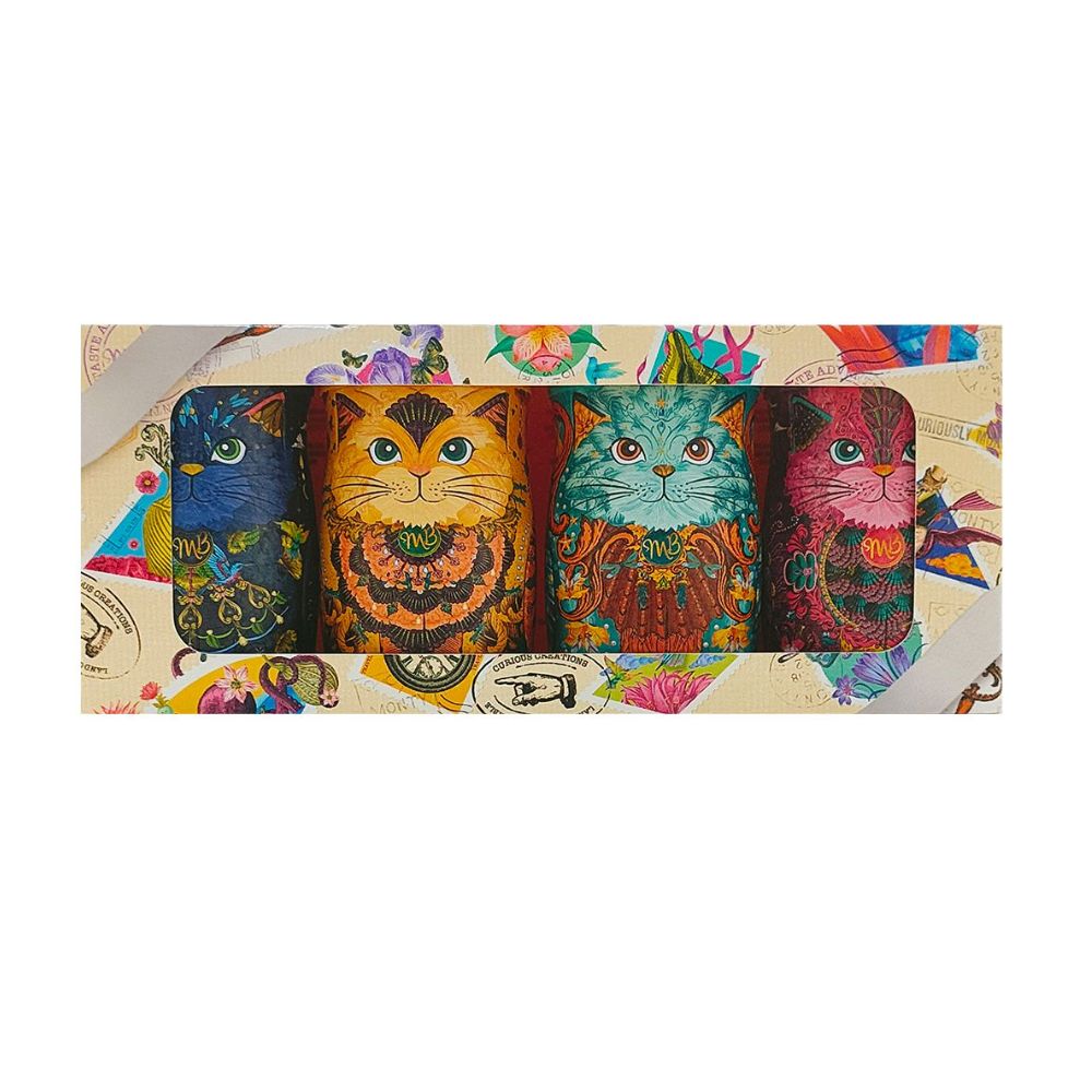 Monty Bojangles 144g Kit-Tins Chocolate Truffle 4 Tin Gift Pack