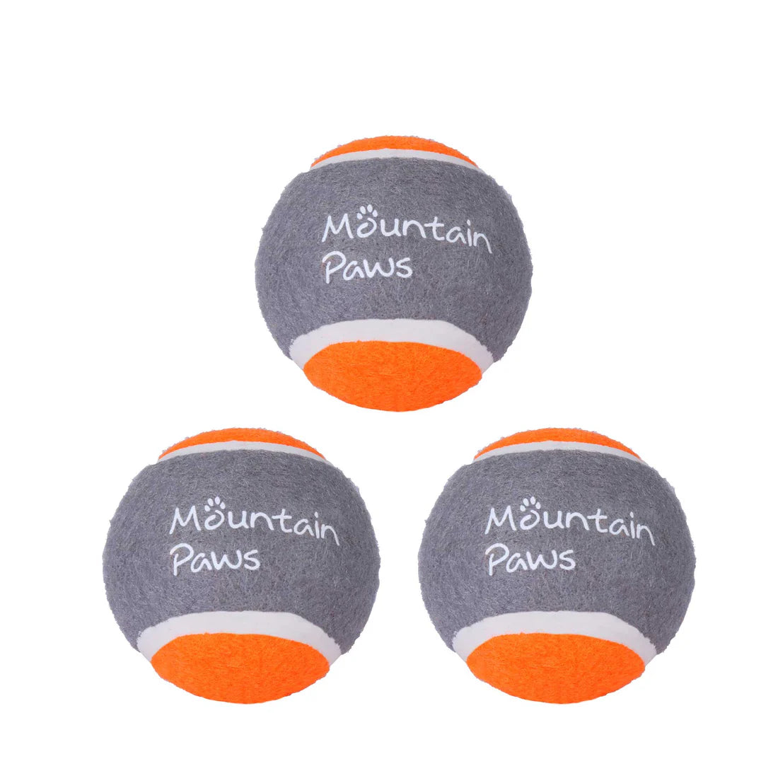 Mountain Paws Dog Tennis Balls - (Pack of 3)
