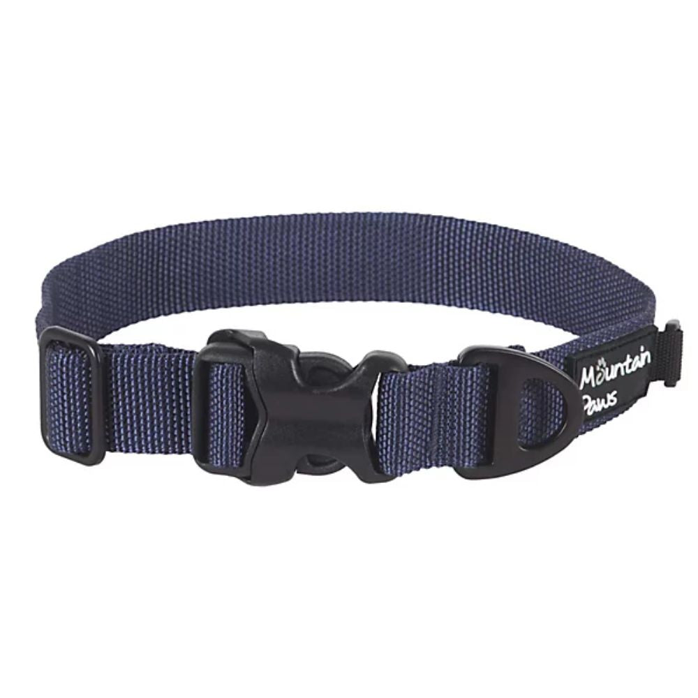 Mountain Paws Extra Tough Navy Dog Collar - XL