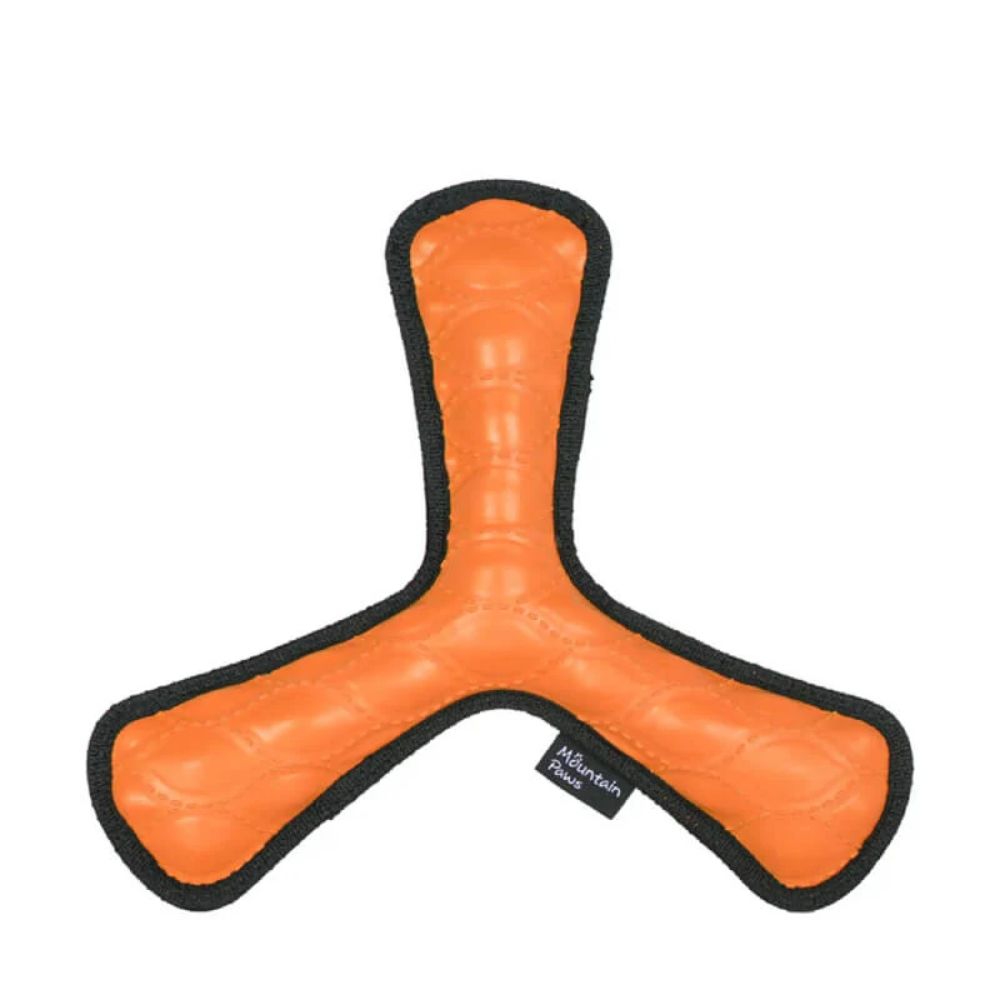 Mountain Paws Orange Rubber Dog Toy