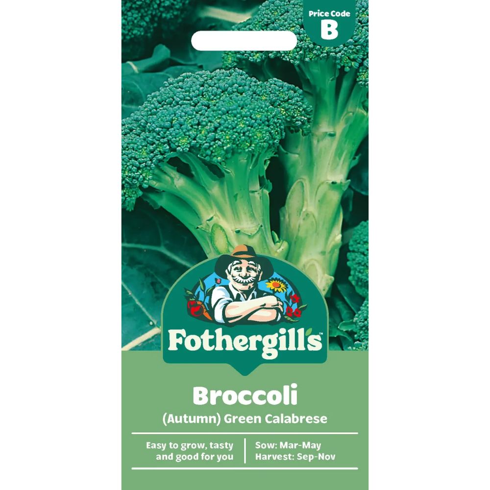 Mr Fothergill's Broccoli (Autumn) Green Calabrese Seeds