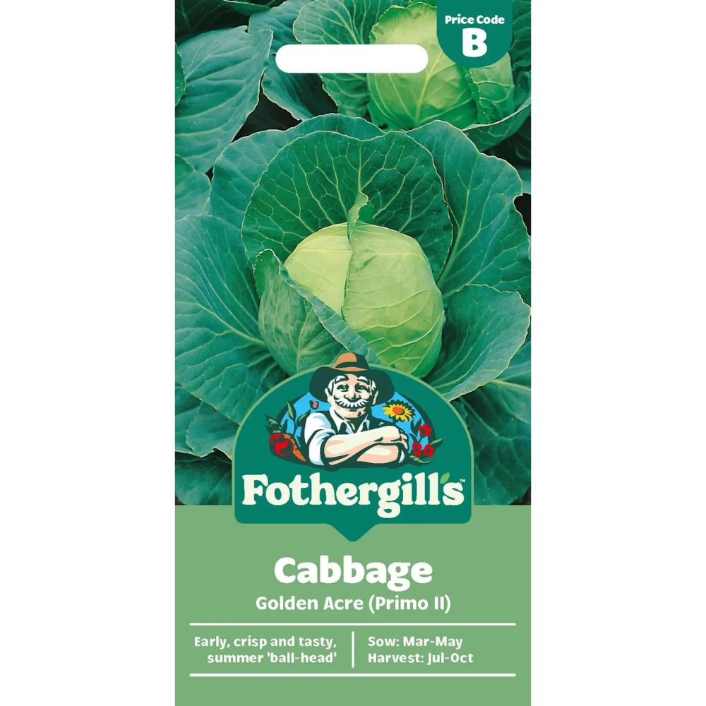 Mr Fothergill's Cabbage Golden Acre / Primo II Seeds