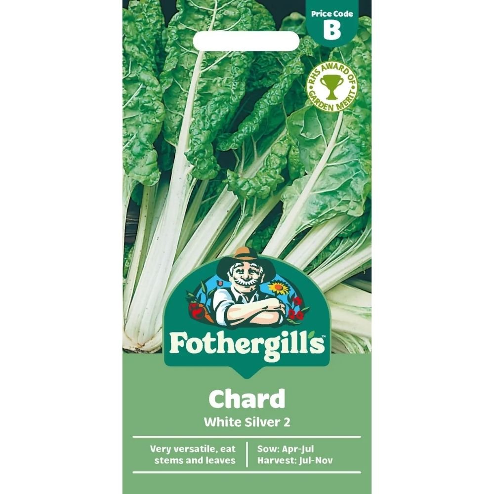 Mr Fothergill's Chard White Silver 2 Seeds - Old Railway Line Garden Centre