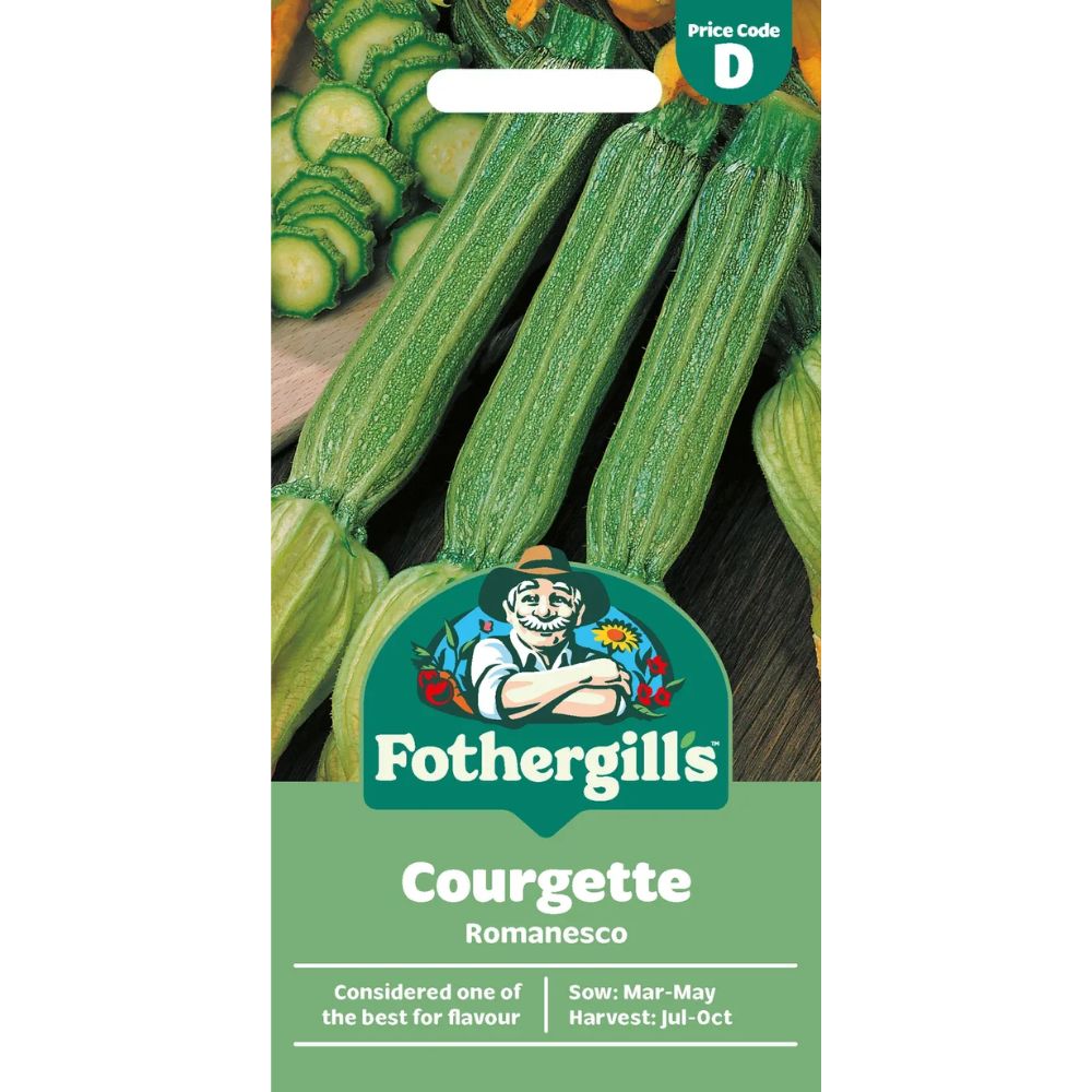 Mr Fothergill's Courgette Romanesco Seeds