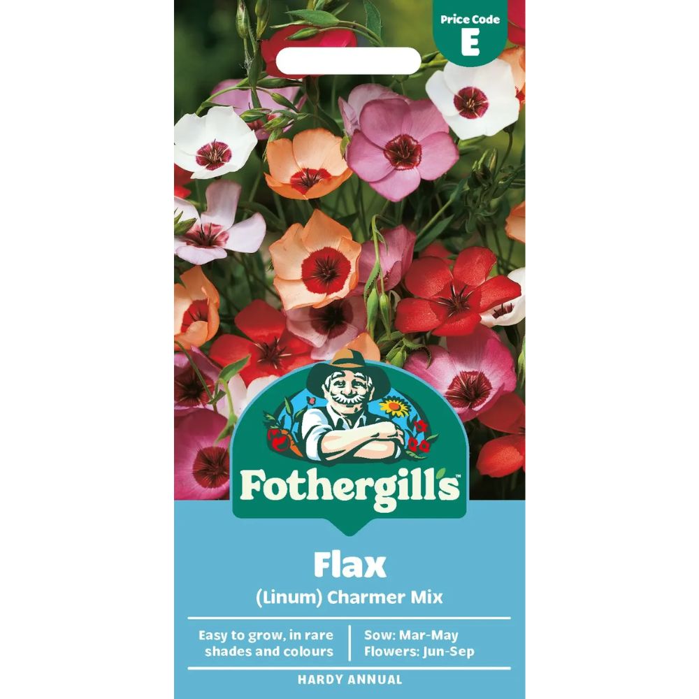 Mr Fothergill's Flax (Linum) Charmer Mix Flower Seeds