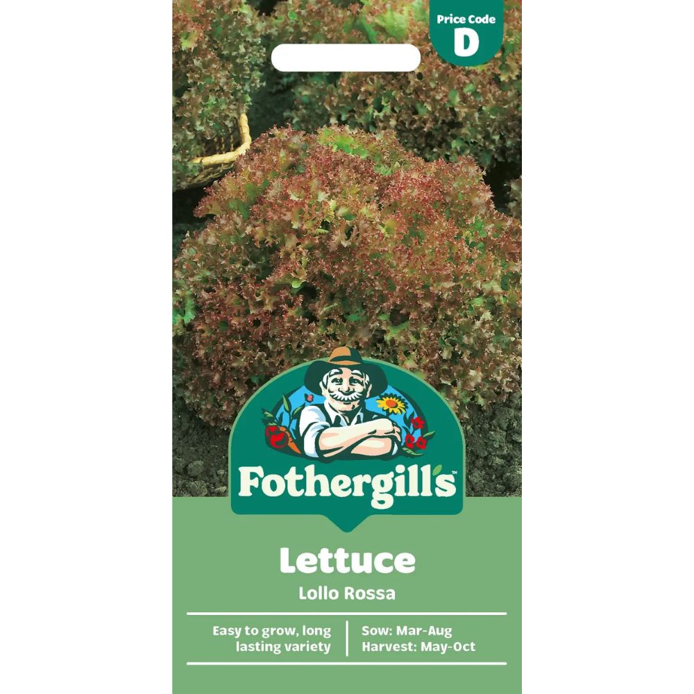 Mr Fothergill's Lettuce Lollo Rossa Seeds