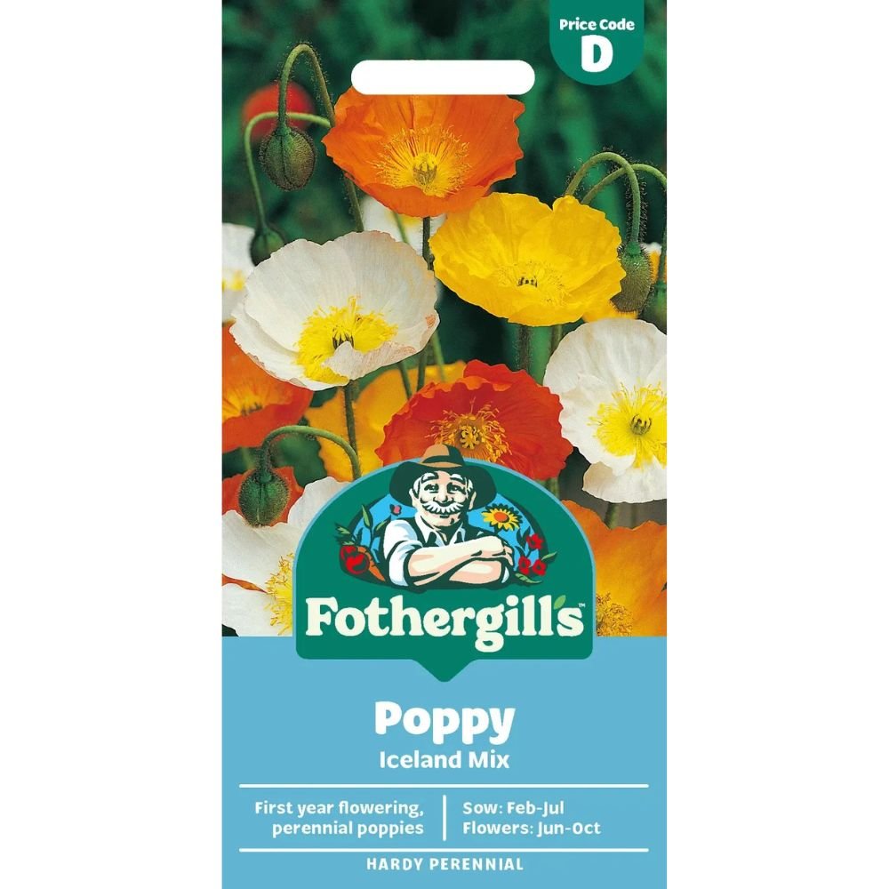 Mr Fothergills Poppy Iceland Mixed Seeds - Old Railway Line Garden Centre
