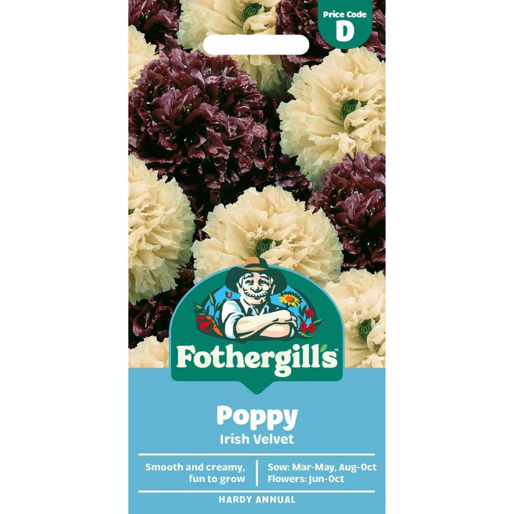 Mr Fothergill's Poppy Irish Velvet Seeds