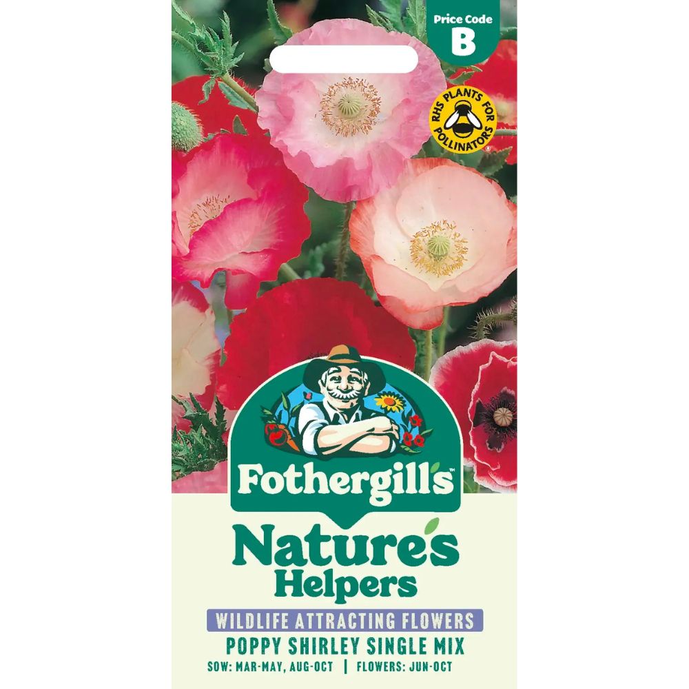 Mr Fothergills Poppy Shirley Seeds