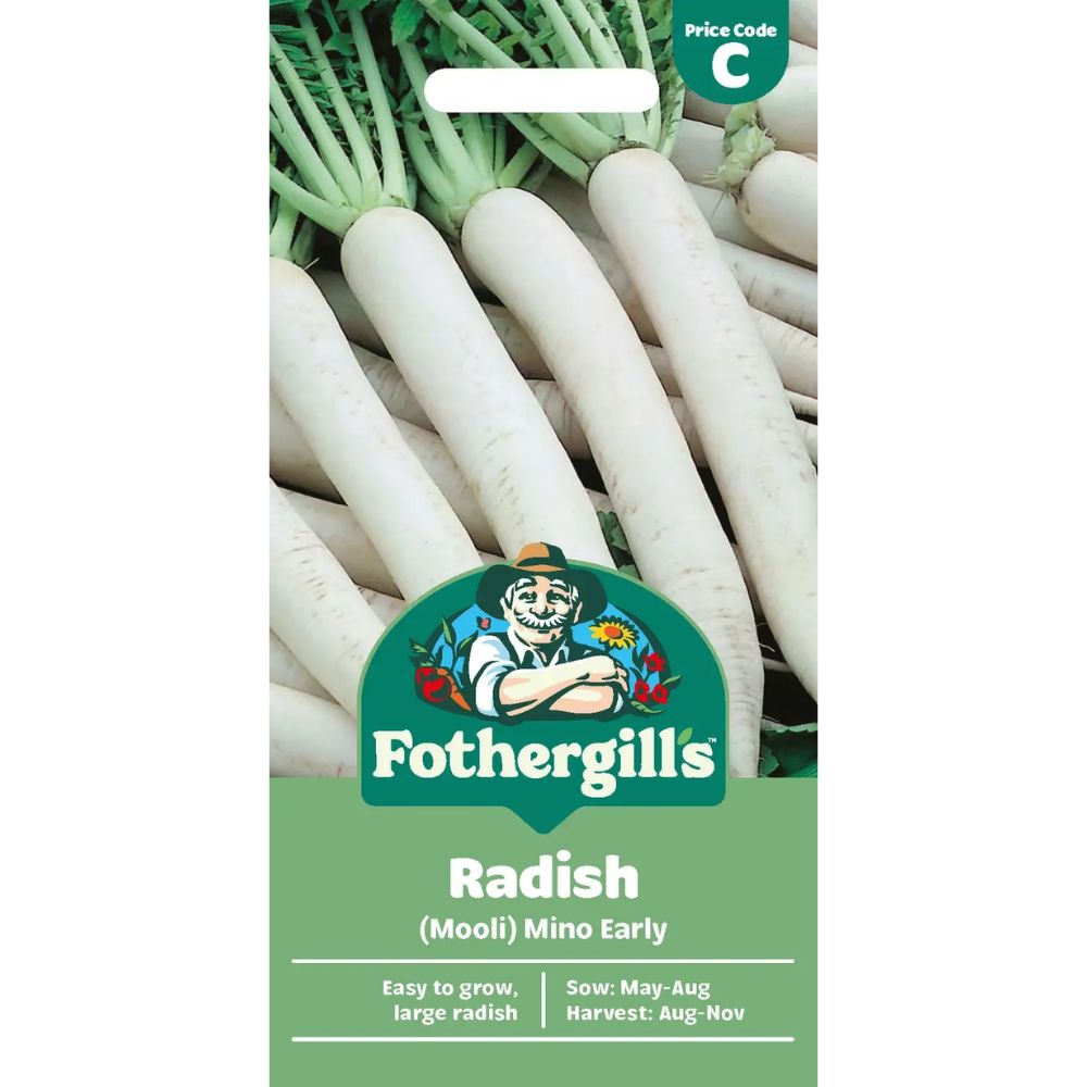 Mr Fothergill's Radish Mooli Mino Early Seeds