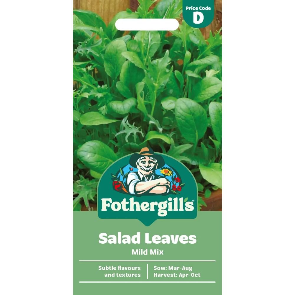 Mr Fothergill's Salad Leaves - Mild Mixed Seeds - Old Railway Line Garden Centre