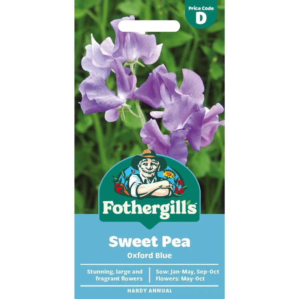 Mr Fothergill's Sweet Pea Oxford Blue Seeds