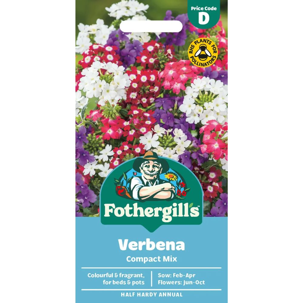 Mr Fothergill's Verbena Compact Mixed Seeds