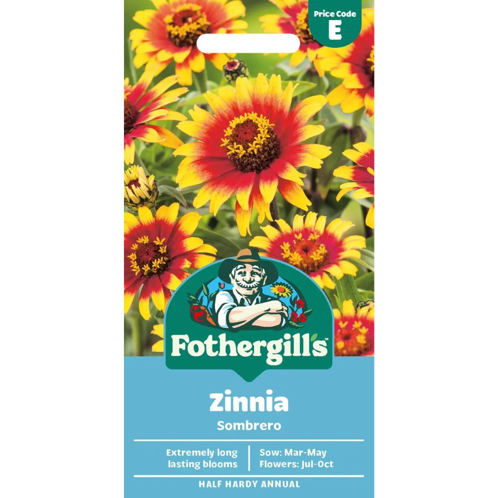 Mr Fothergill's Zinnia Sombrero Seeds