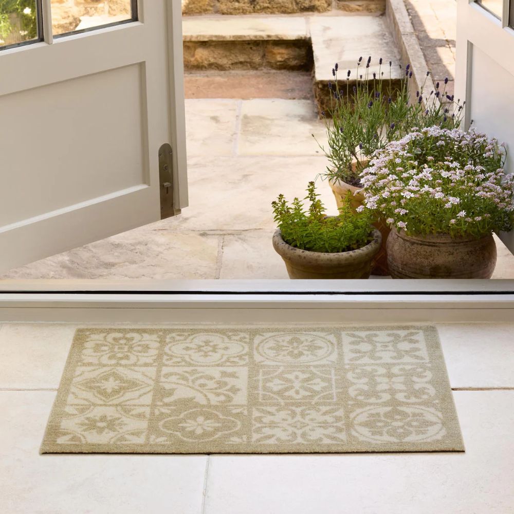 My Mat 75cm Nylon Indoor Pattern Mediterranean Tile Doormat