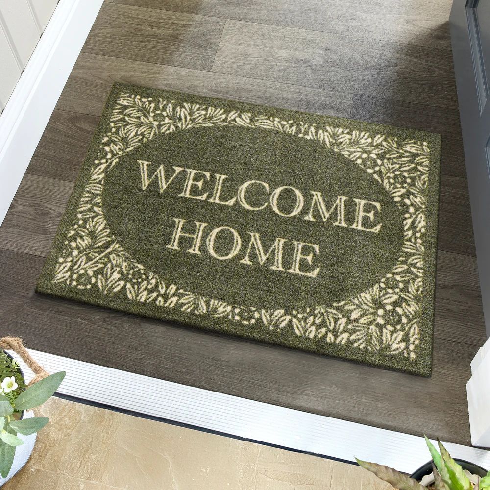 My Mat Nylon My Floral 'Welcome Home' Indoor Mat