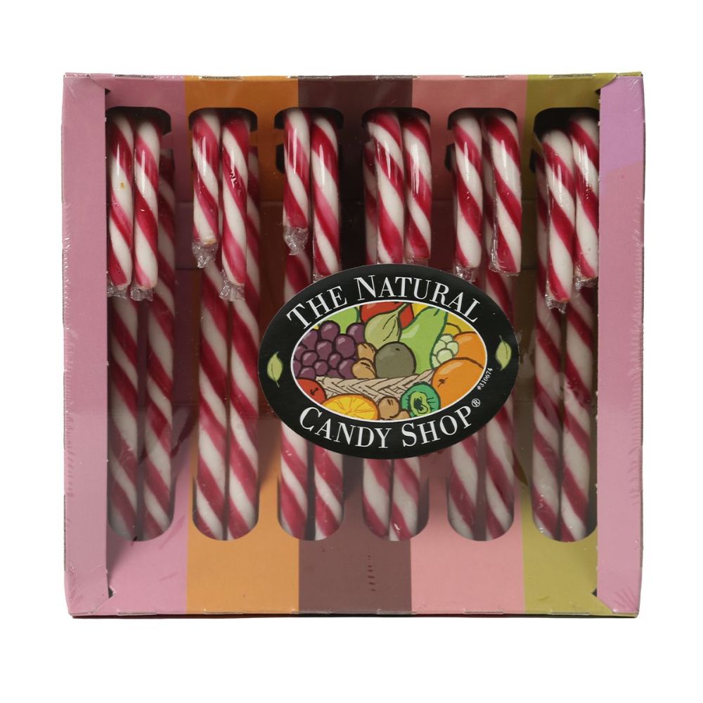 Natural Candy Shop 168g Strawberry Candy Cane Pack