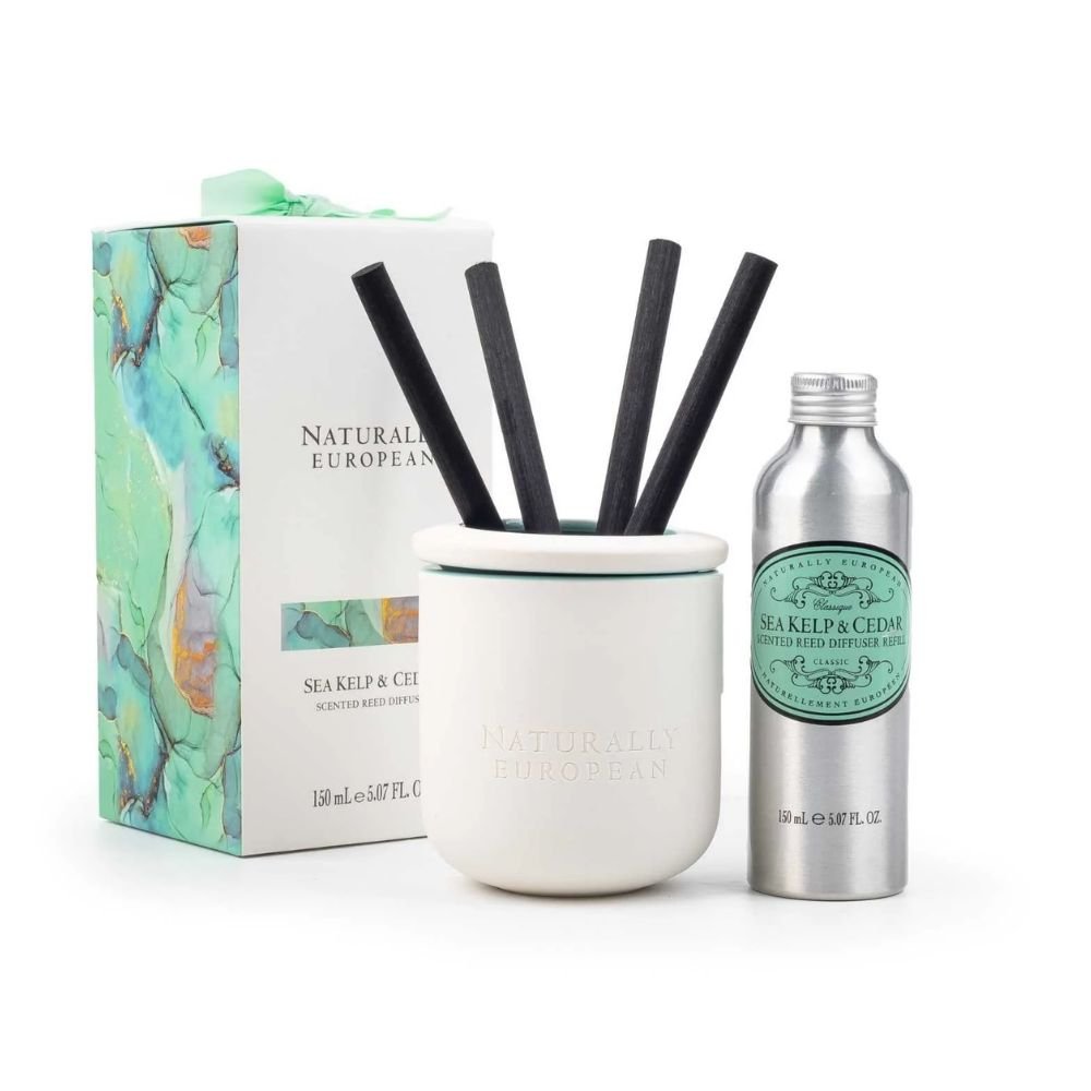 Naturally European 150ml Sea Kelp and Cedar Diffuser - Old Railway Line Garden Centre