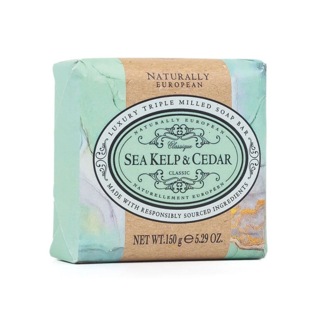 Naturally European 150g Sea Kelp and Cedar Soap Bar