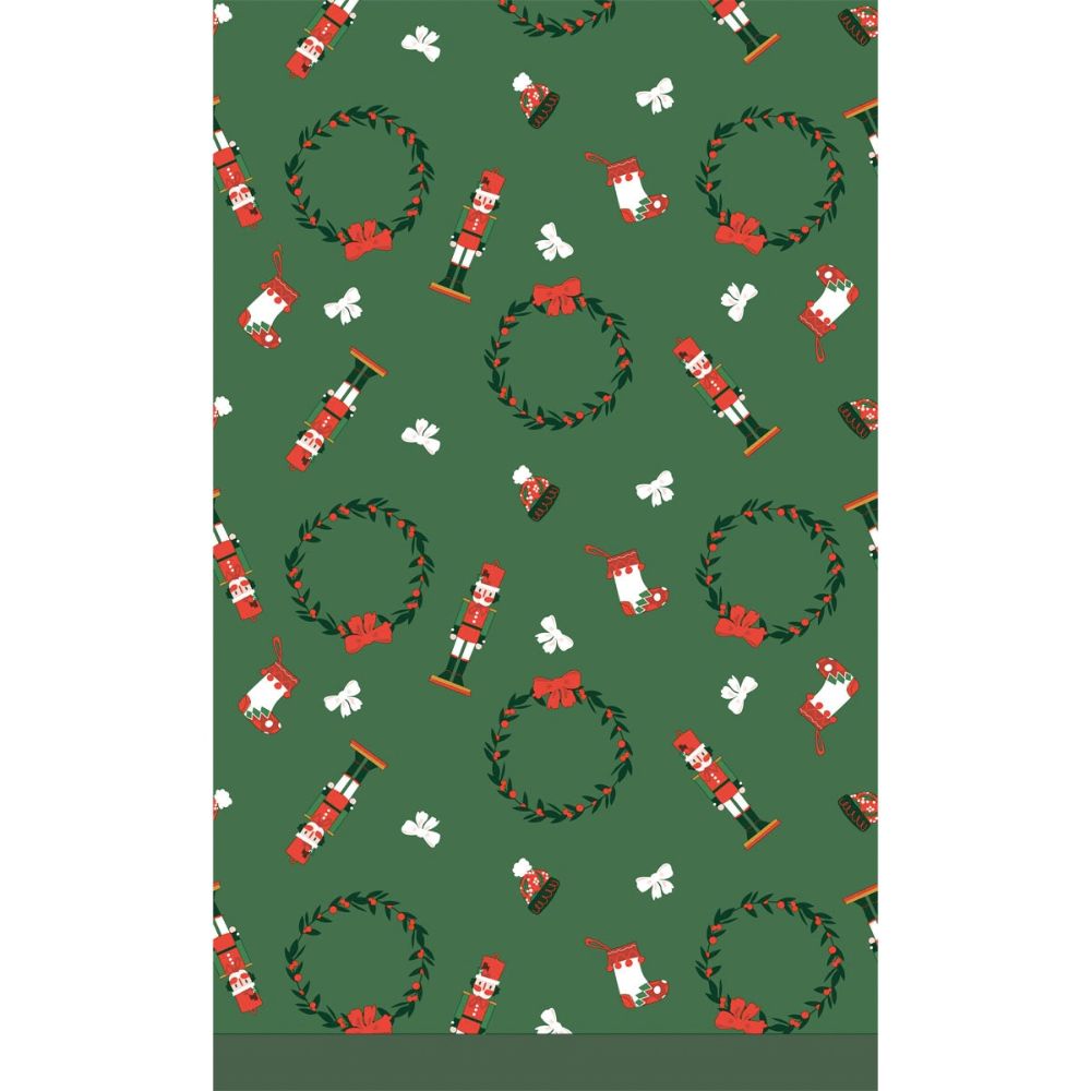 N.J Products 220cm Nutcracker Time Tablecloth