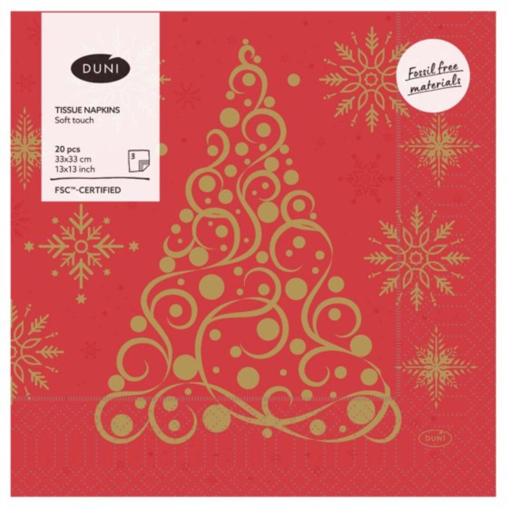 N J Products 33cm Nobel Tree Napkins