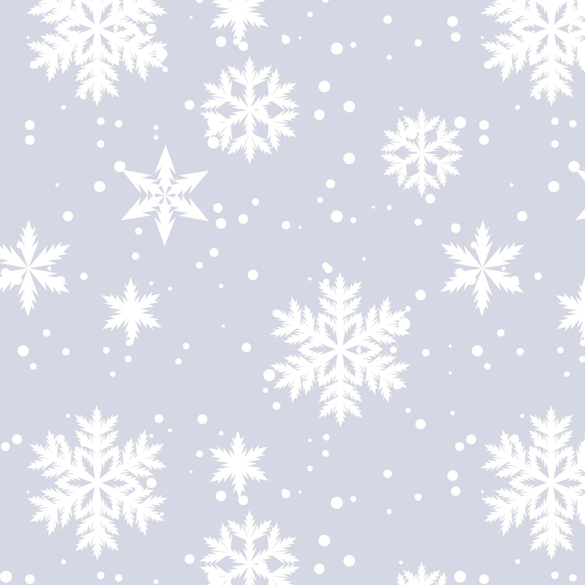 N.J Products 33cm Silver Snow Moments Napkins