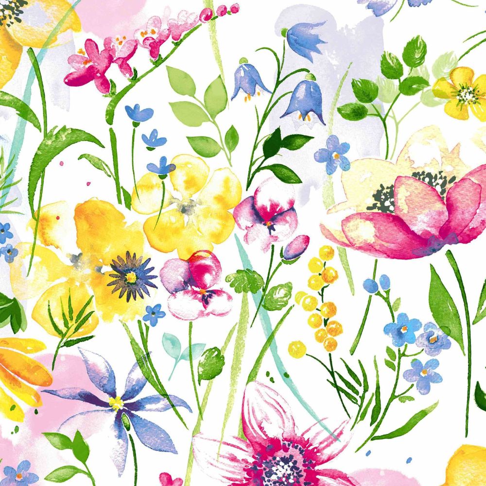 N.J Products Flower Meadow 33cm Napkin - Old Railway Line Garden Centre