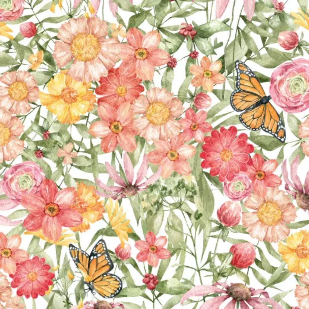 N.J Products Sunlit Blooms Paper Napkins - Pack of 20