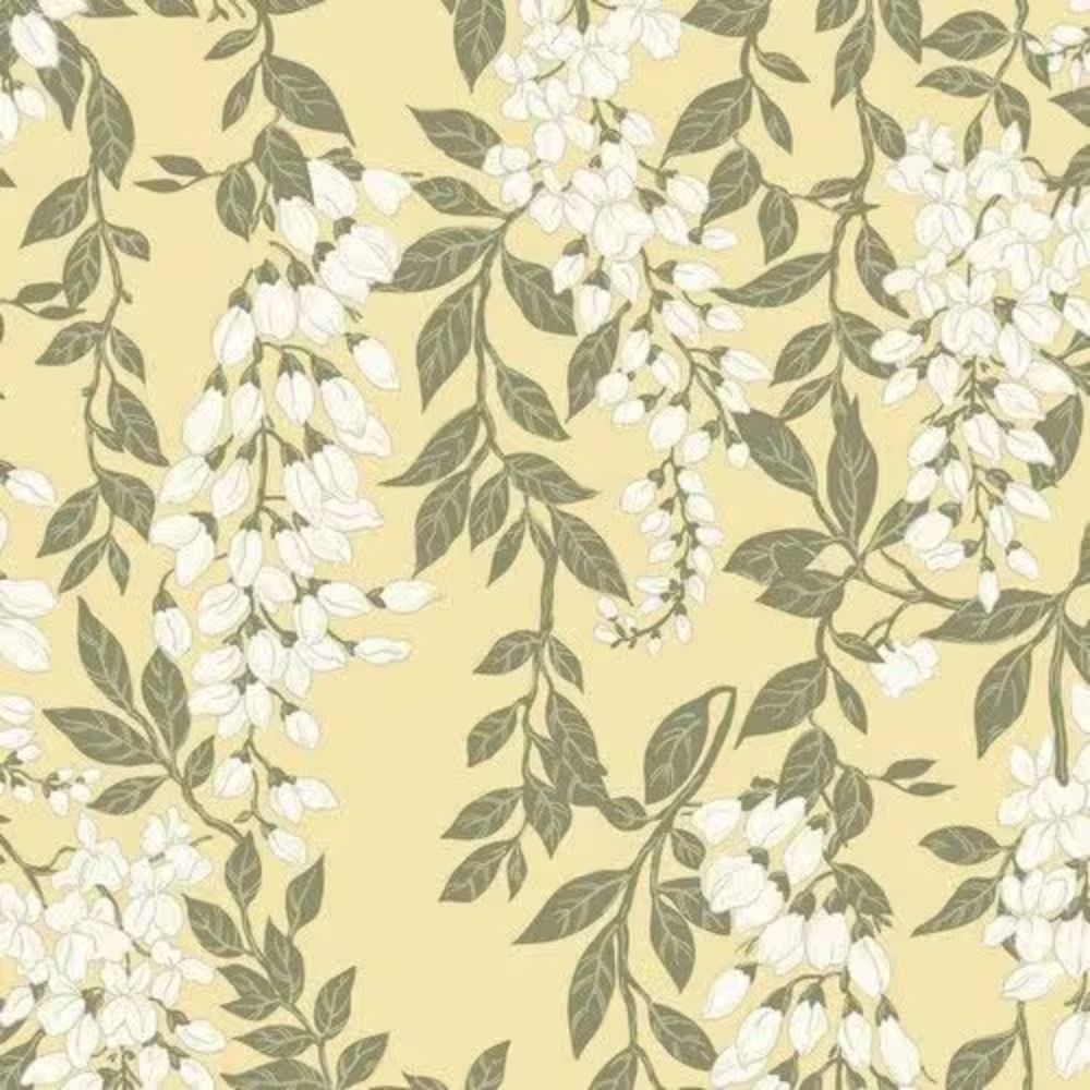 N.J Products Yellow Wisteria Paper Napkins - Pack of 20