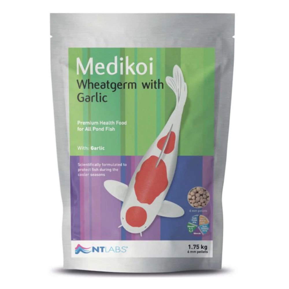 NT Labs 1.75 Medikoi Wheatgerm with Garlic Fish Food - Old Railway Line Garden Centre