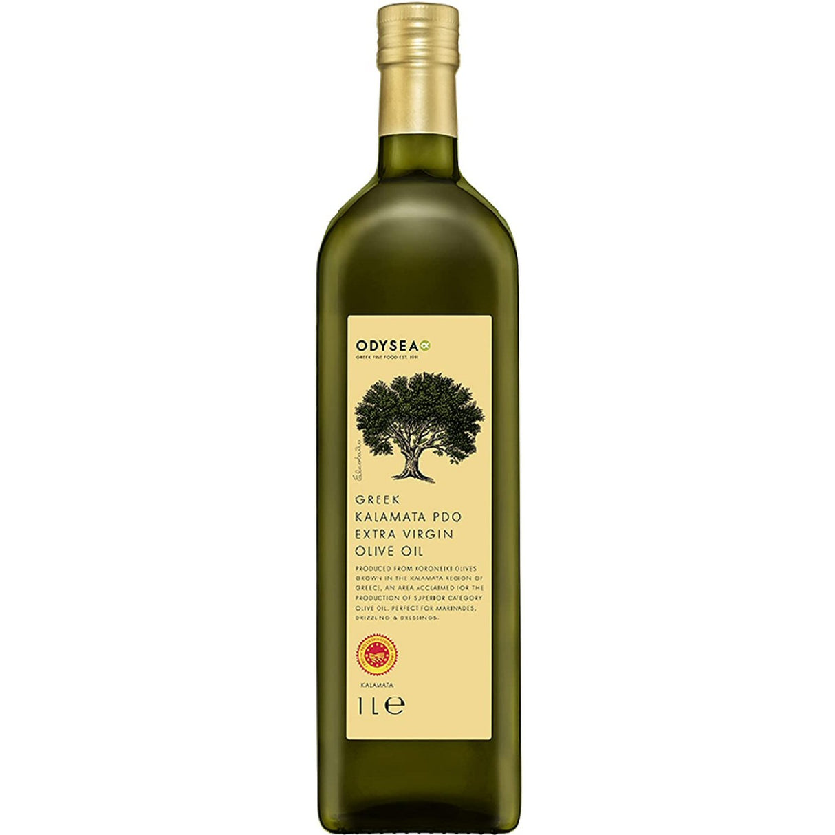 Odysea 1 Litre Kalamata Extra Virgin Olive Oil