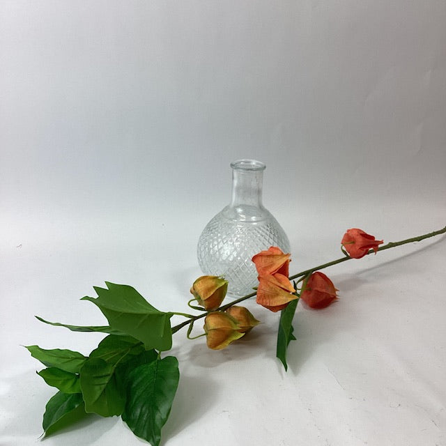 Eleganza Floral 80cm Physalis/Chinese Lantern Spray Orange
