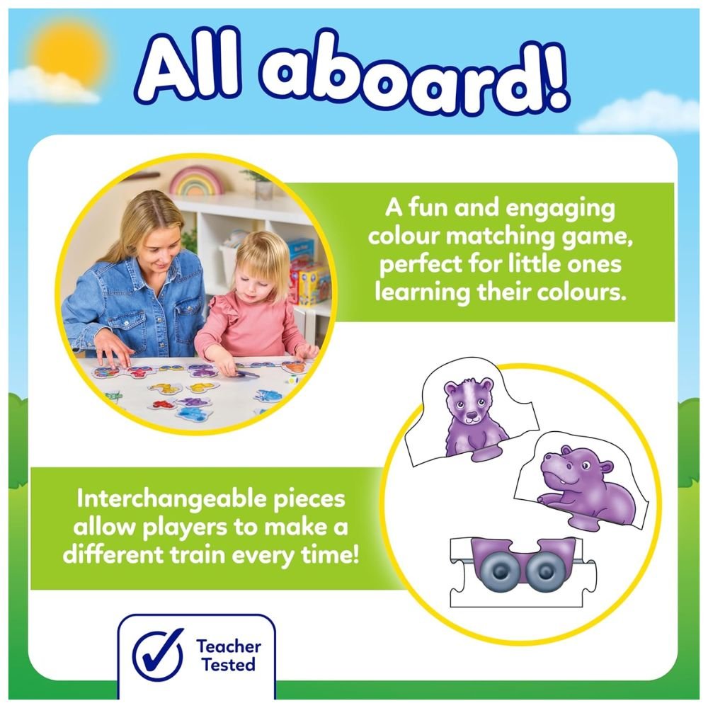 Orchard Toys Colour Match Express Colour Matching Game - Old Railway Line Garden Centre