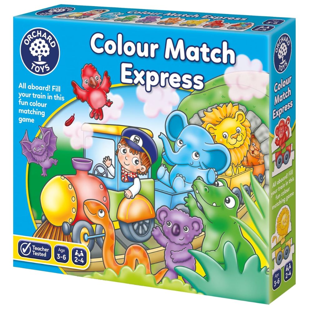 Orchard Toys Colour Match Express Colour Matching Game - Old Railway Line Garden Centre