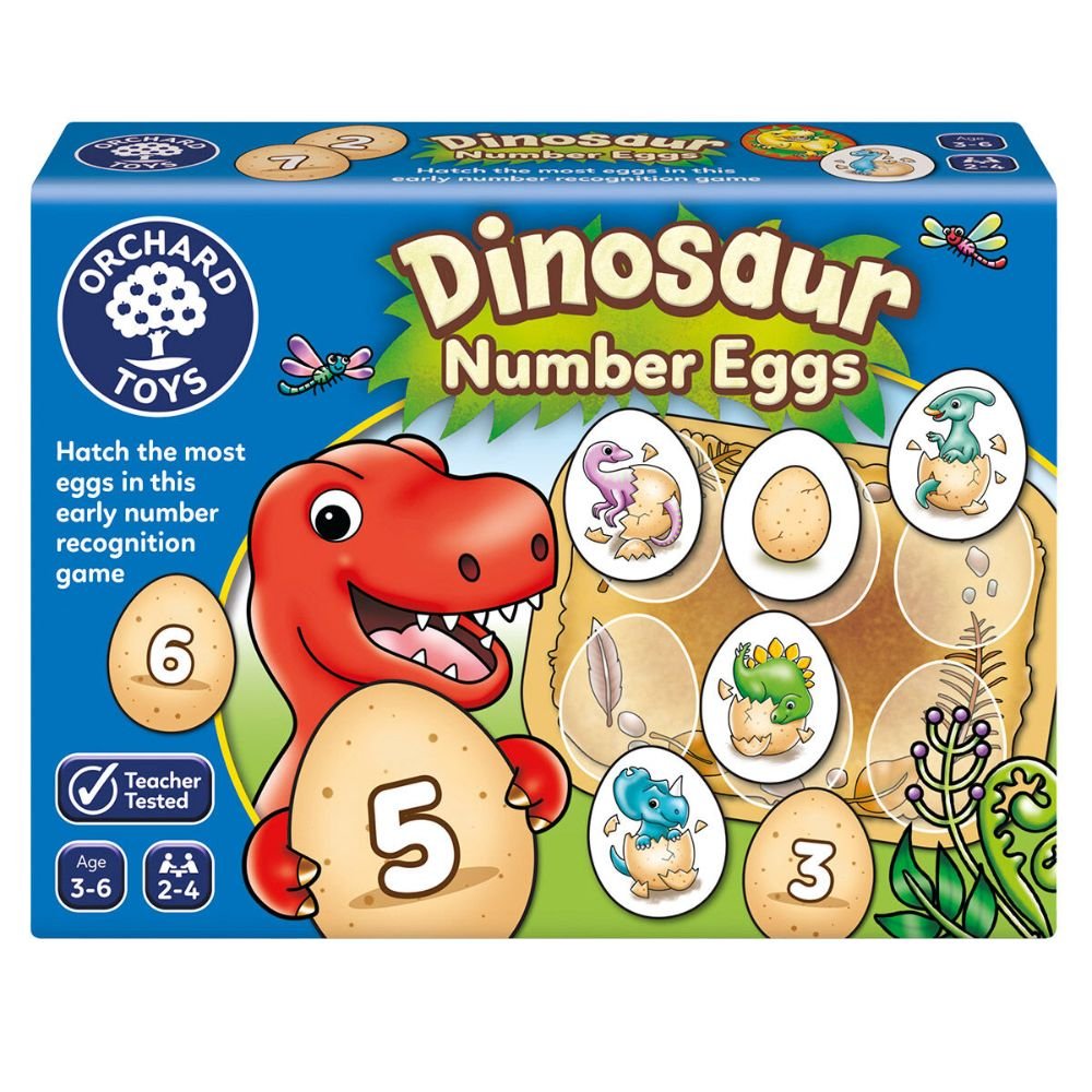 Orchard Toys Dinosaur Number Eggs - Old Railway Line Garden Centre