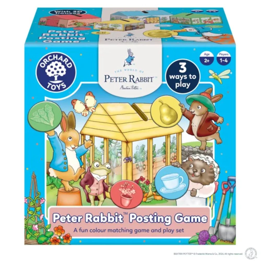 Orchard Toys Peter Rabbit Posting Game - Old Railway Line Garden Centre