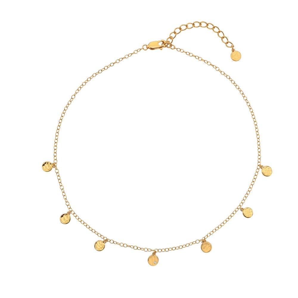 Hot Diamonds HD X JJ Lunar Choker Necklace - Gold