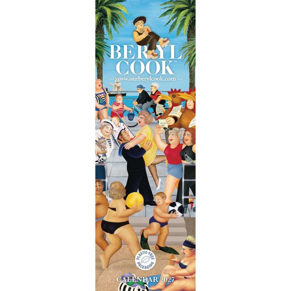 Otter House Beryl Cook Slim Calendar 2027