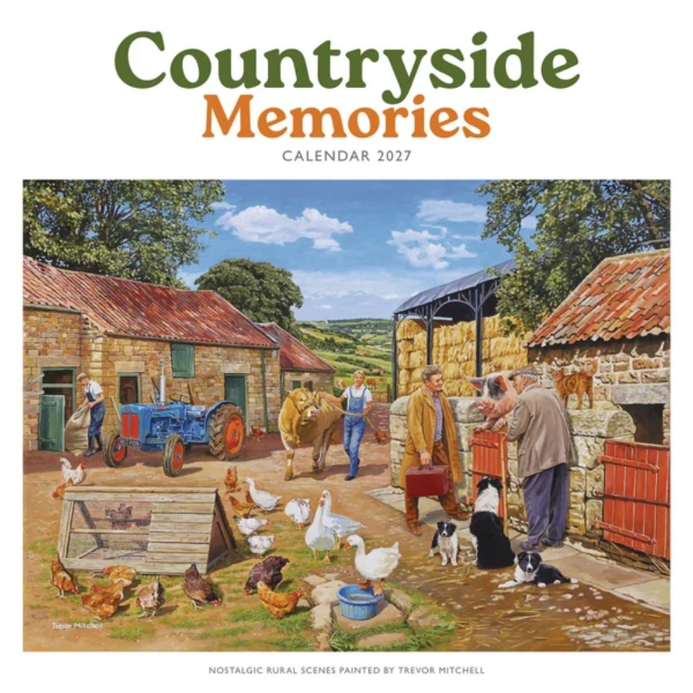 Otter House Countryside Memories, Trevor Mitchell Wiro Wall Calendar 2027