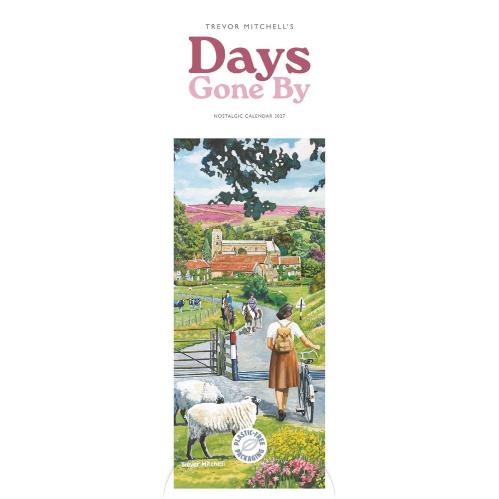 Otter House Days Gone By, Nostalgia by Trevor Mitchell Slim Calendar 2027