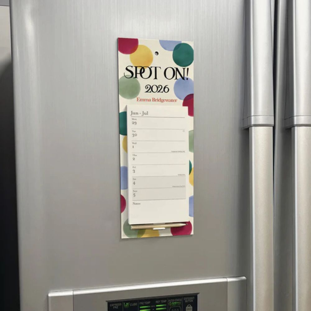 Otter House Emma Bridgewater Big Polka Dot WTV Magnetic Calendar 2026