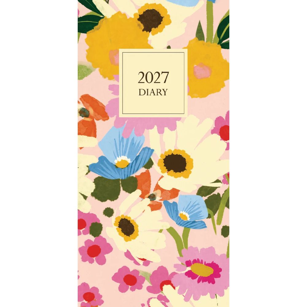 Otter House Fashion Diary Contemporary Floral Slim Diary 2027