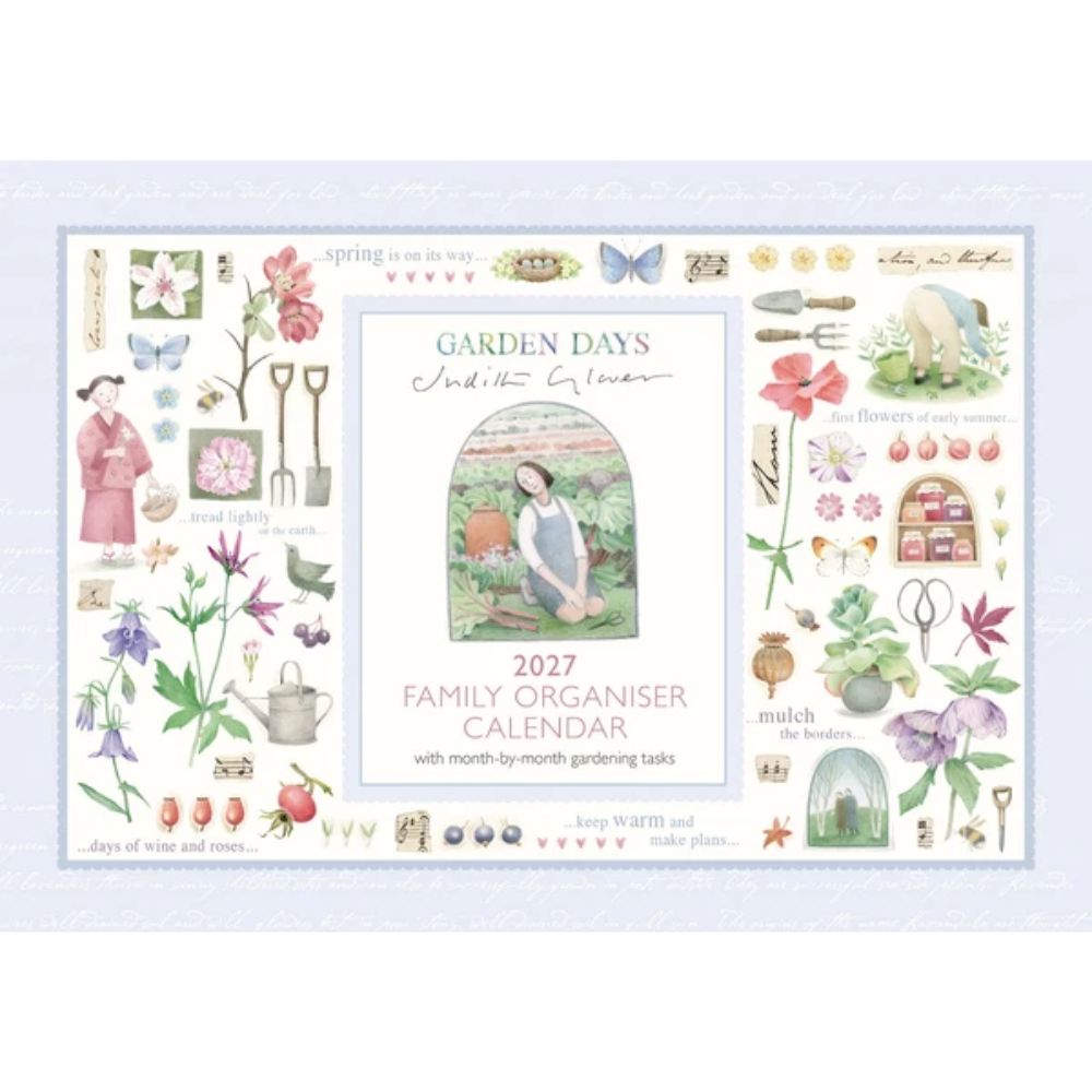Otter House Garden Days Week-To-View Planner A4 Calendar 2027